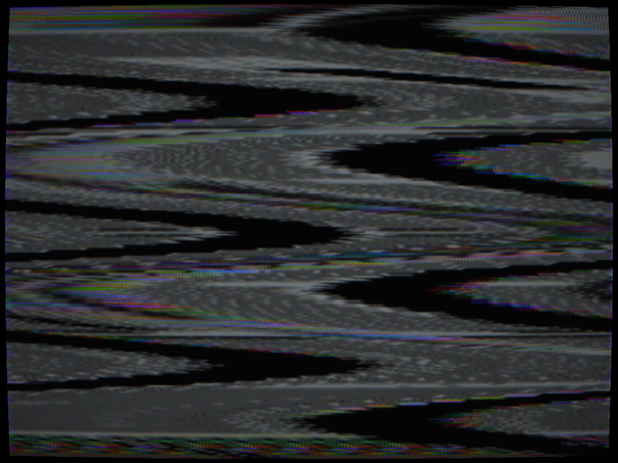 Macrovision Type 2 Colorstripe, burst-phase inversion on alternating line pairs shifts the colour decoder reference, producing repeating horizontal bands of wrong colour on a copy.
