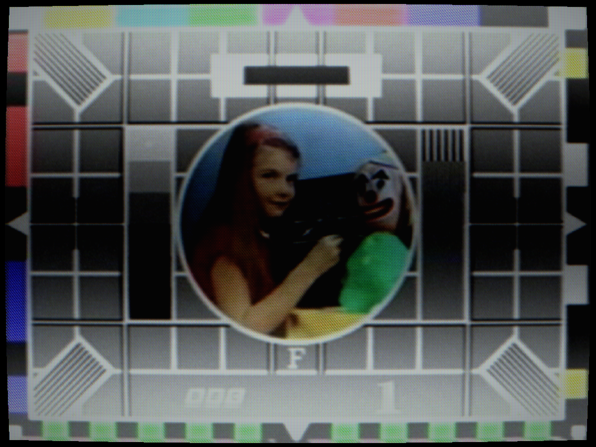 Hum bars — 50 Hz mains interference creates slow horizontal brightness bands